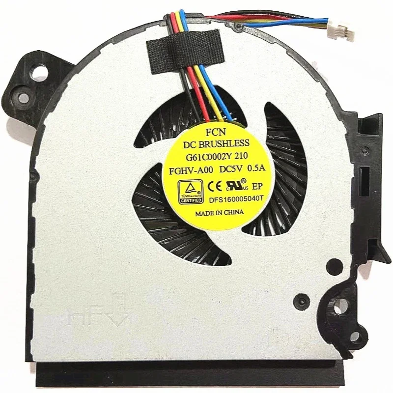 For A50-C L50-D R50-C dynabook T45 T55 T65 B45 B55 B65 B75 New CPU Cooling Fan Laptop Cooler Fan DFS160005040T FGHV-A00 parts