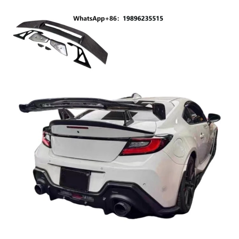 Carbon Fiber Rear Wing Carbon Fiber Trunk Lip Splitter Spoiler