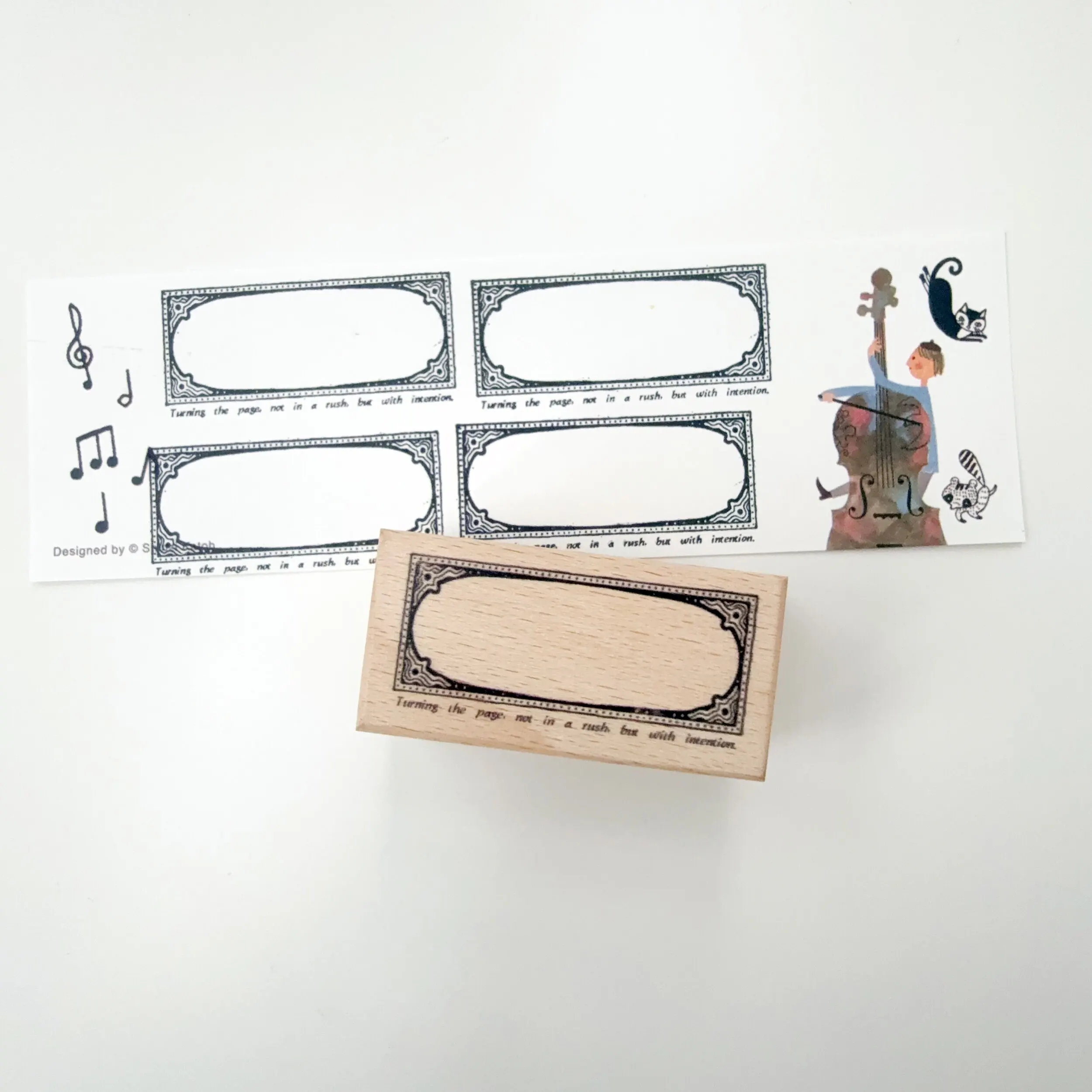 Twee wasberen Vintage Good View houten rubberen stempel voor doe-het-zelf scrapbooking fotoalbum kaarten maken