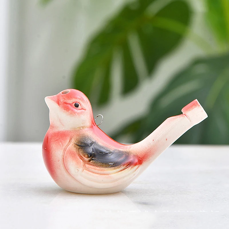 Multicolor Bird Whistle Ceramic Necklace Women's Pendants For Ladies Gift  Accessory Jewelry Charm Children Bathtime Musical Toy