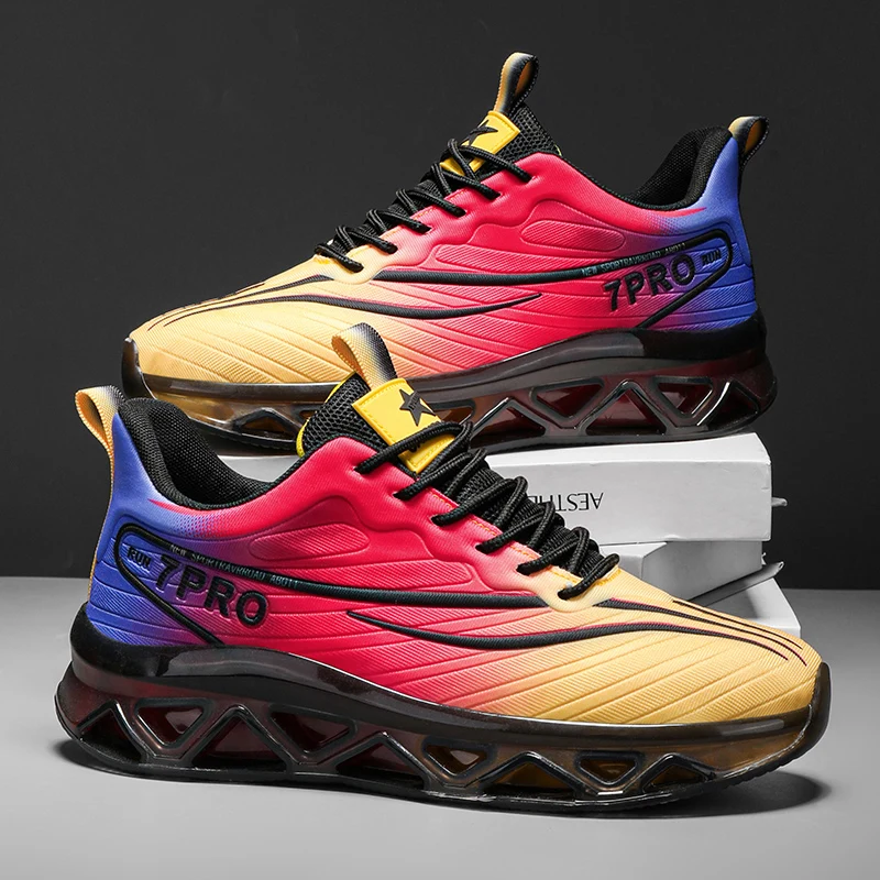 

Large Size Men's and Women's Casual Sports Shoes Are Fashionable Versatile Thick Soled Lightweight and Comfortable Running Shoes