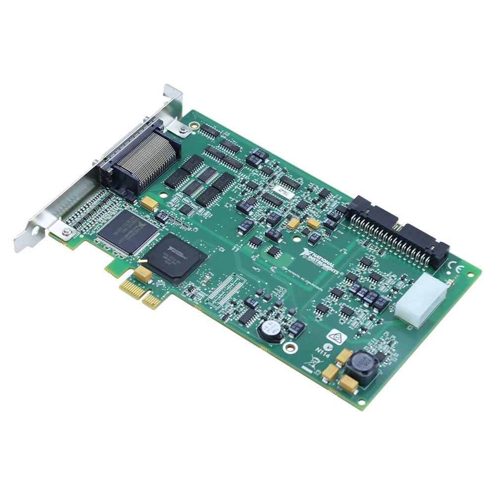 FOR NI PCIe-6343 781047-01 X Series DAQ Card 32 AI 500 kS/s 16-bit 4 AO 48 DIO 4 Counter Timer ±10 V PCI Express NI-DAQmx