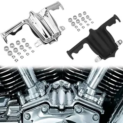 Chrome Black Tappet / Lifter Block Accent Cover For Harley Twin Cam Street Tri Glide Road King Street Glide Dyna Breakout 00-17