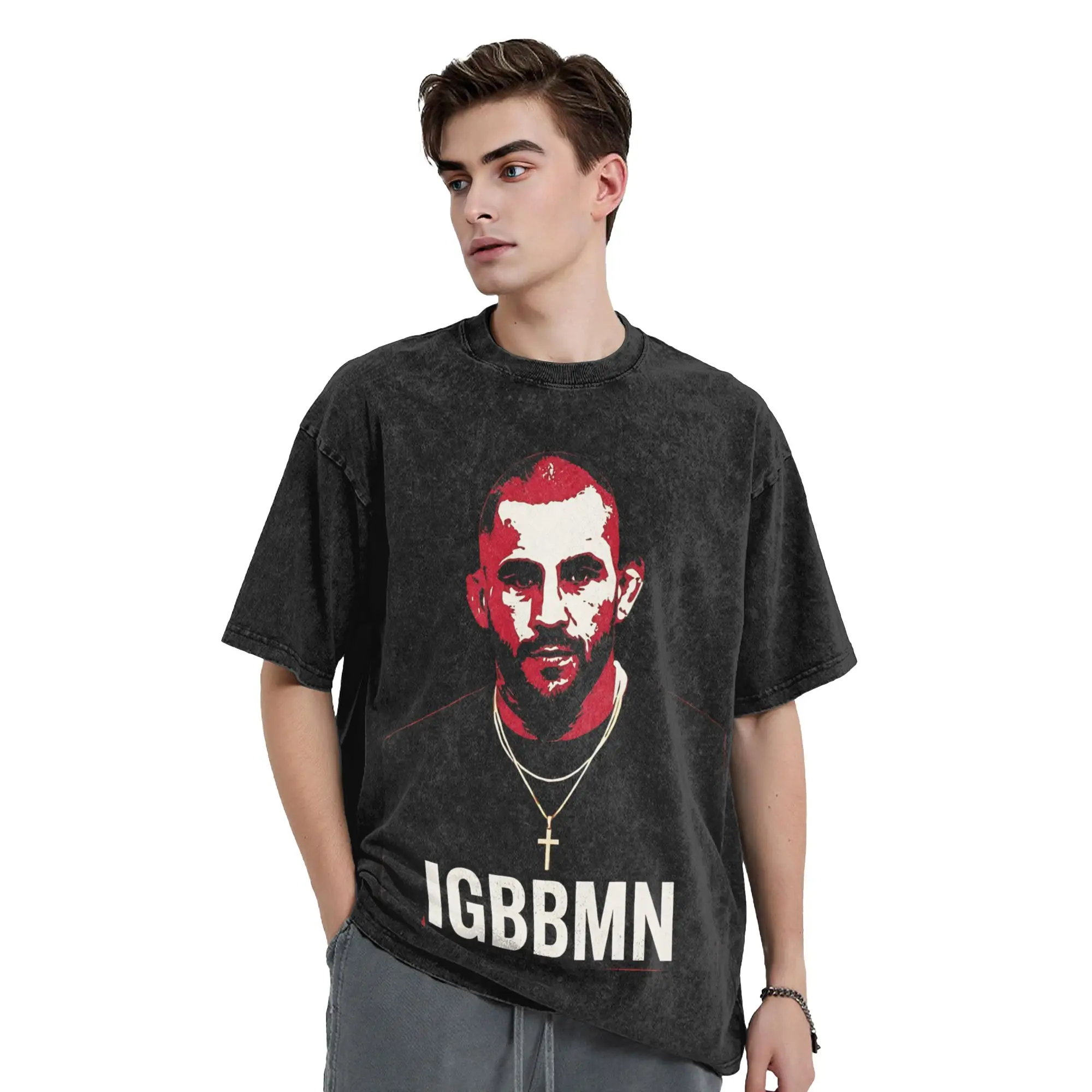 Dustin Poirier Its Gonna Be Bad Mugshot T-Shirts  Tops Summer Vintage Short-Sleeve T-Shirt O Neck Hip Hop Print Tee Shirt Cheap