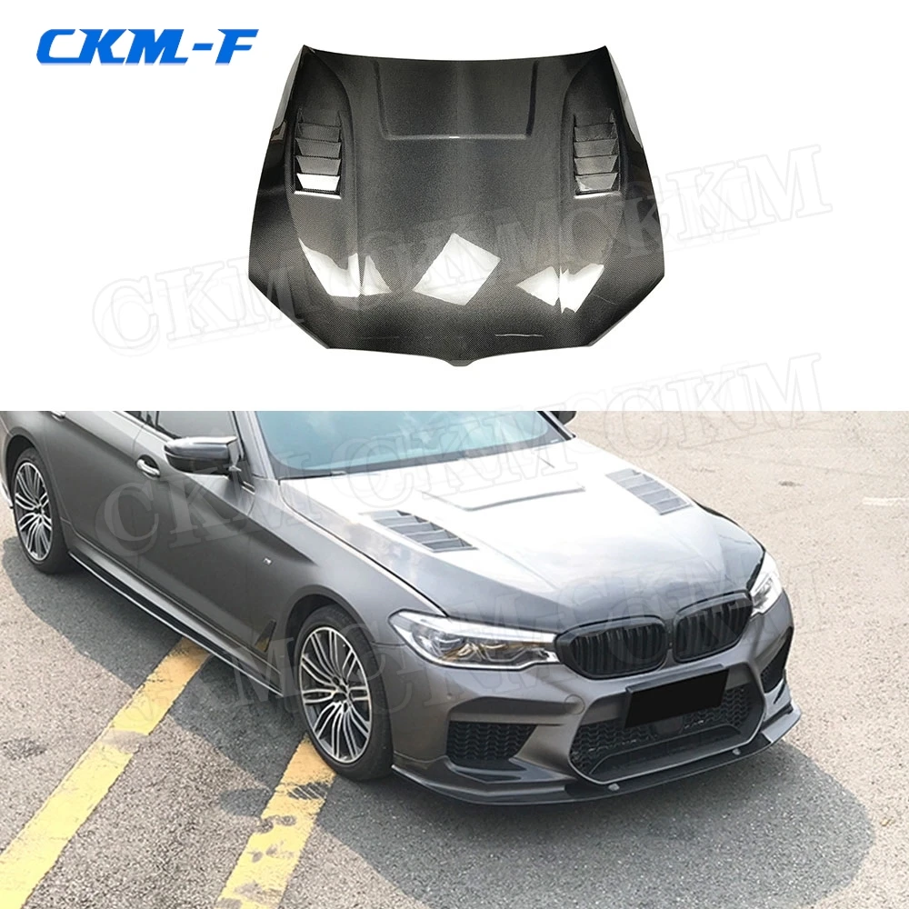 

5 Series Dry Carbon Fiber Engine Bonnet for BMW G30 F90 M5 Sedan 4-Door 2017 -2020 Car FRP Hood Cover Bodykit Car Styling