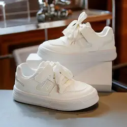 Children's Small White Shoes 2023 Spring and Autumn New Boys and Girls' Sports Shoes Casual Versatile  Breathable Student Shoes
