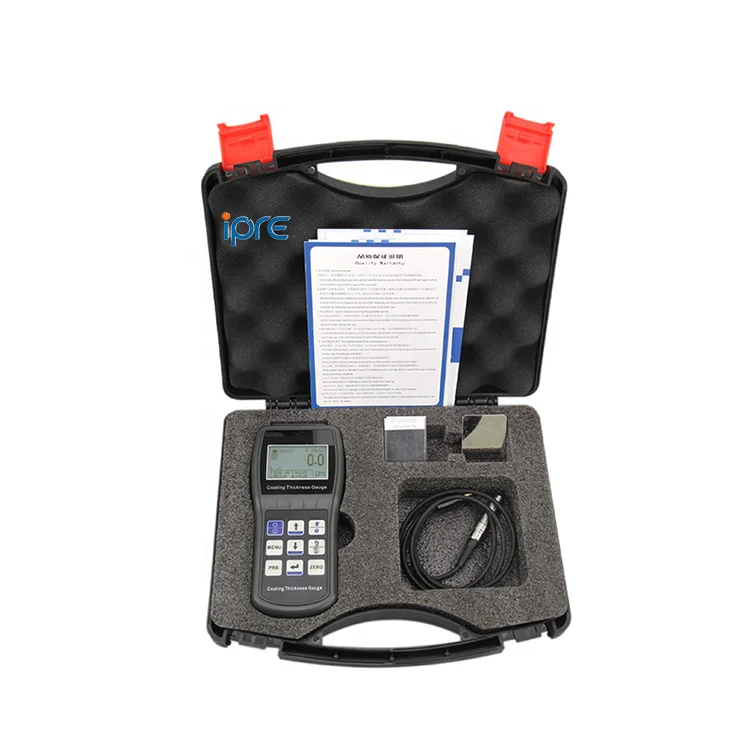 Medidor de espessura industrial profissional de alta precisão, não destrutivo, revestimento digital, testador de espessura de pintura