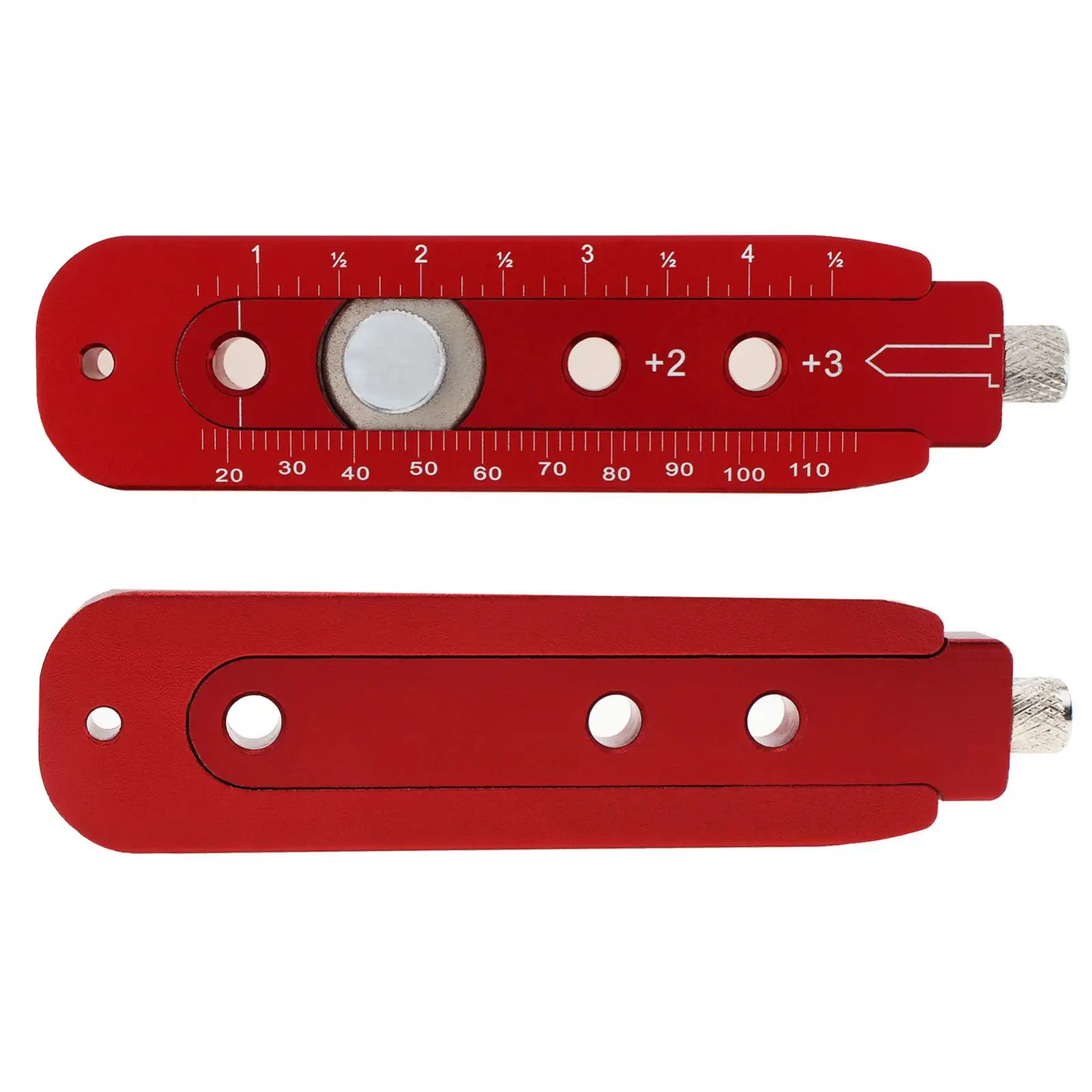 Metric Inch Dual Scale Adjustable Drawing Circle Ruler Woodworking Compass Scriber Circular Drawing Tool Marking Gauge