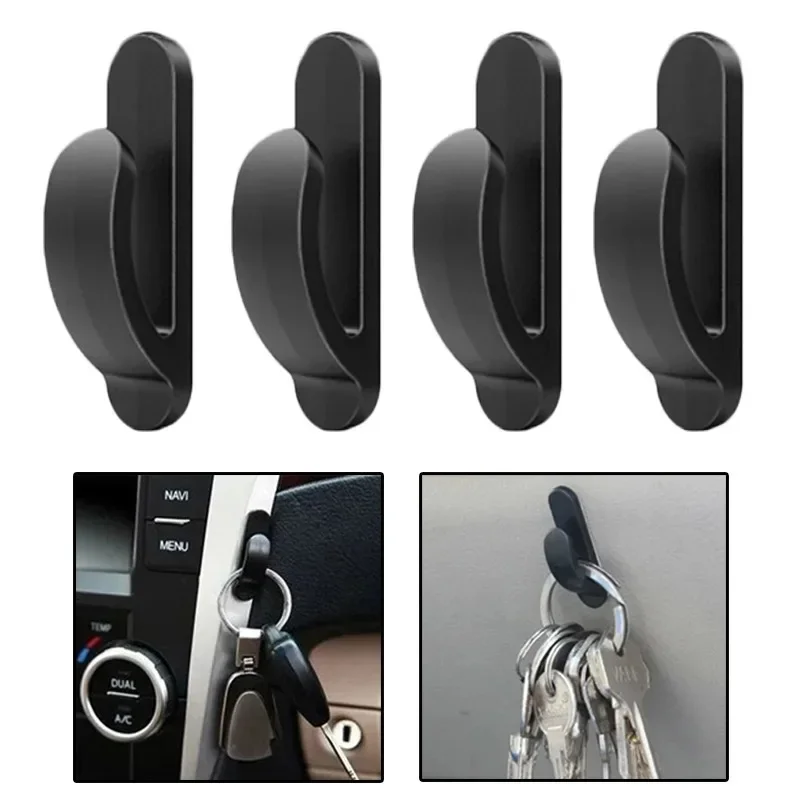 Multi-Use Car/Bathroom Self-Adhesive Hook – Rustproof Mini Holder for Home & Auto Interior, Sturdy Space-Saving