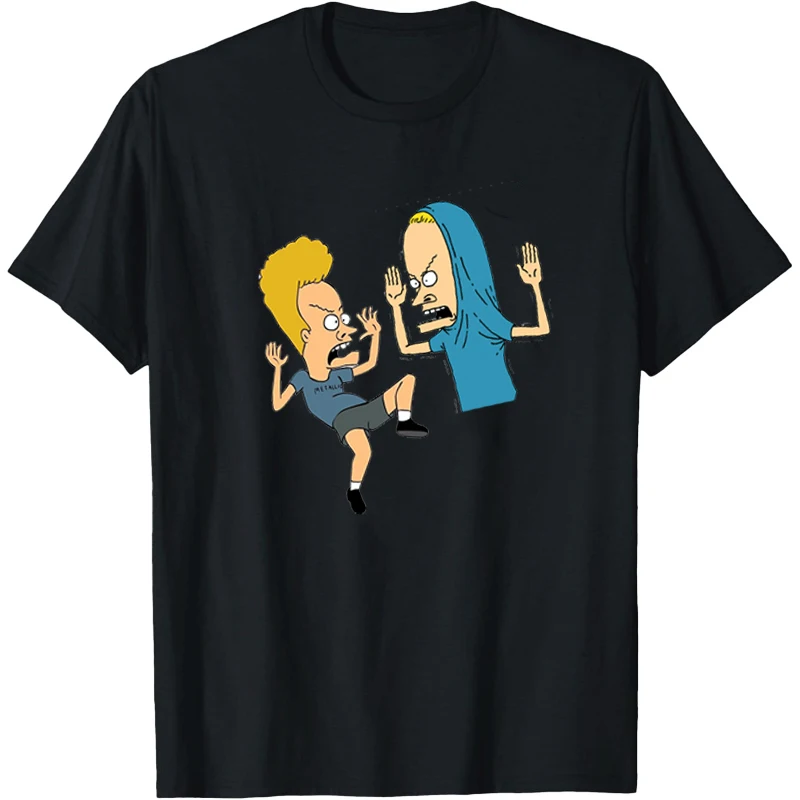 Beavis and Butt-head Shirt Butt-head T-Shirt Beavis Tees Men Shirt Unisex T-shirt Funny Pattern Anime Tees Anime Enthusiast Gift