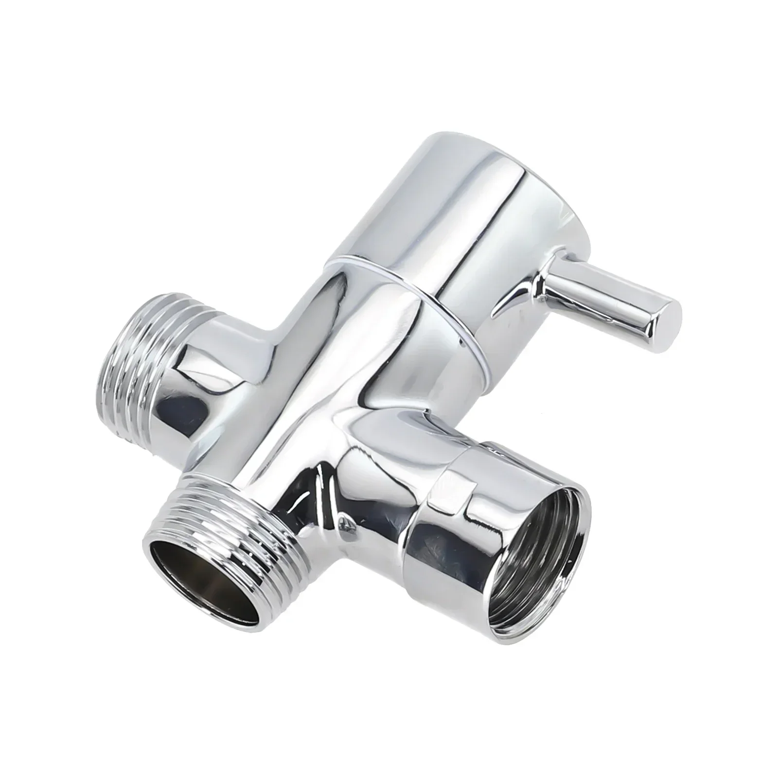 

Household Products Diverter Valve Hand-held Sprinkler Chrome Converter For Shower Head G1/2in T-adapter Accessories