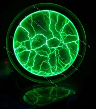 15cm 6‑Inch Touch Control Magic Lightning Disc Light, USB Powered 3‑Color Red Green Pink Blue Current Effect Lamp, Fast Shipping