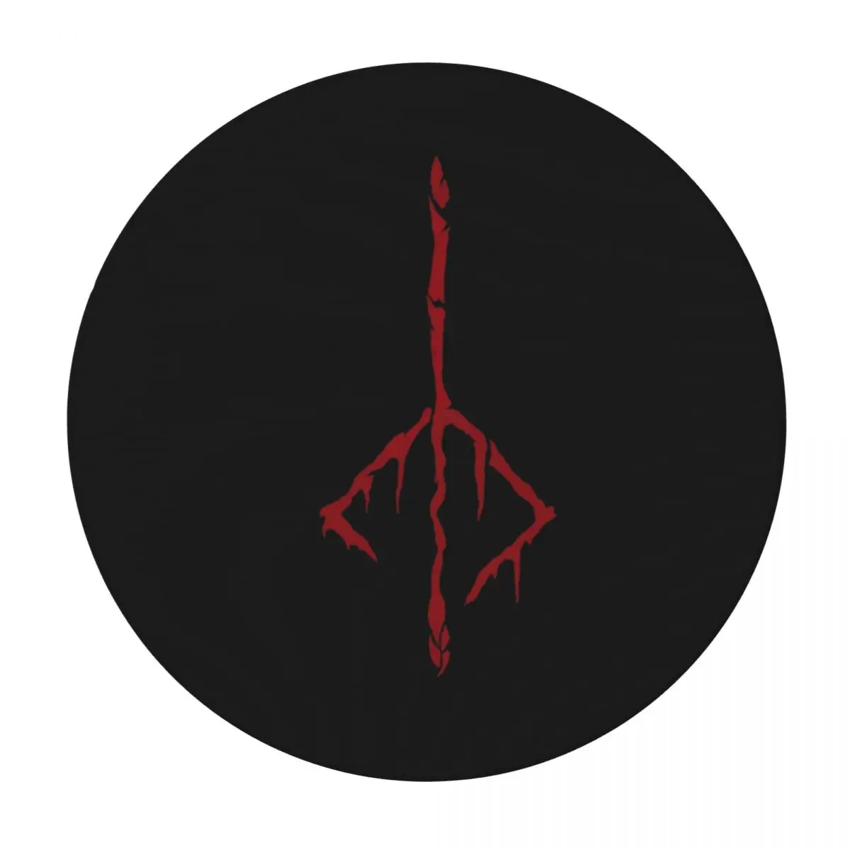 Bloodborne Hunter's Mark Waterproof Round Tablecloth Oilproof Table Cloth for Kitchen Events Dining Table Cover