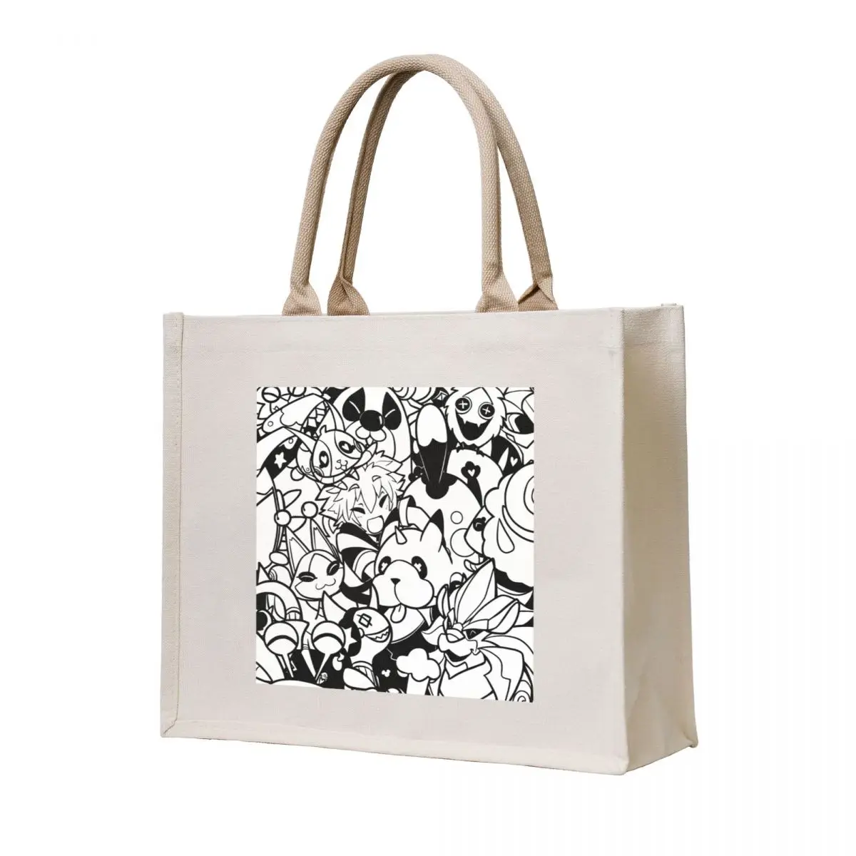 

Inked Cuddles Tote Bag Canvas Shopping bags tote bag men