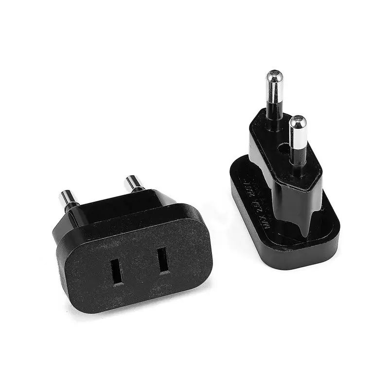 1/5/10/20pcs EU Plug Adaptor US to EU Plug Adapter Converter Electrical Sockets Euro Travel Adapter Charger Outlet Wall Socket