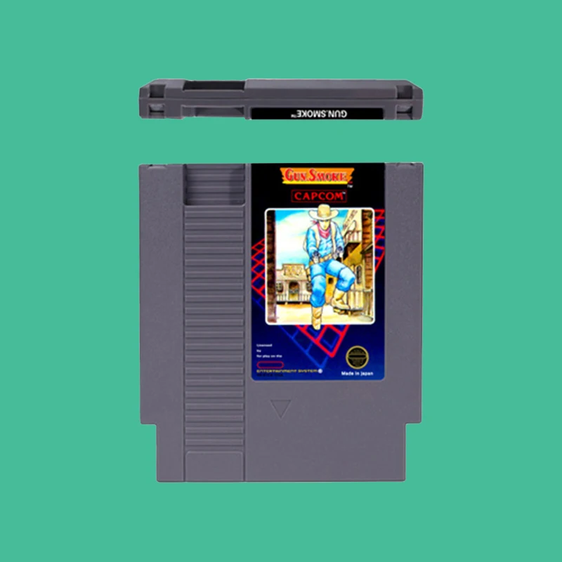 

Gun.Smoke- 72 pins Game Cartridge for 8bit NES Video Game Console