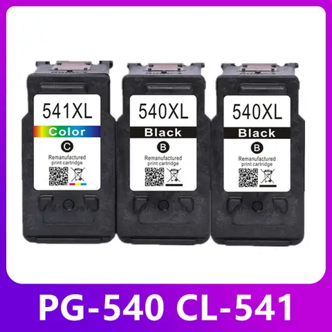 For Canon PG-540 PG540 CL541 CL-541 Ink Cartridges PG 540 CL 541 PIXMA mg3250 MG3255 MG3550 MG4100 mg4150 MG4200 mg4250 PG-540XL