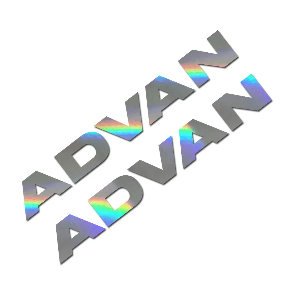 X2 For ADVAN Die Cut Vinyl Sticker Decal JDM