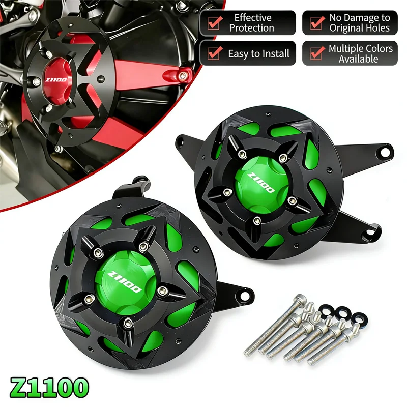 

Motorcycle CNC Engine Stator Starter Cover Frame Slider Protector Fit For Z1100 Z1100SE Z 1100 SE 2026