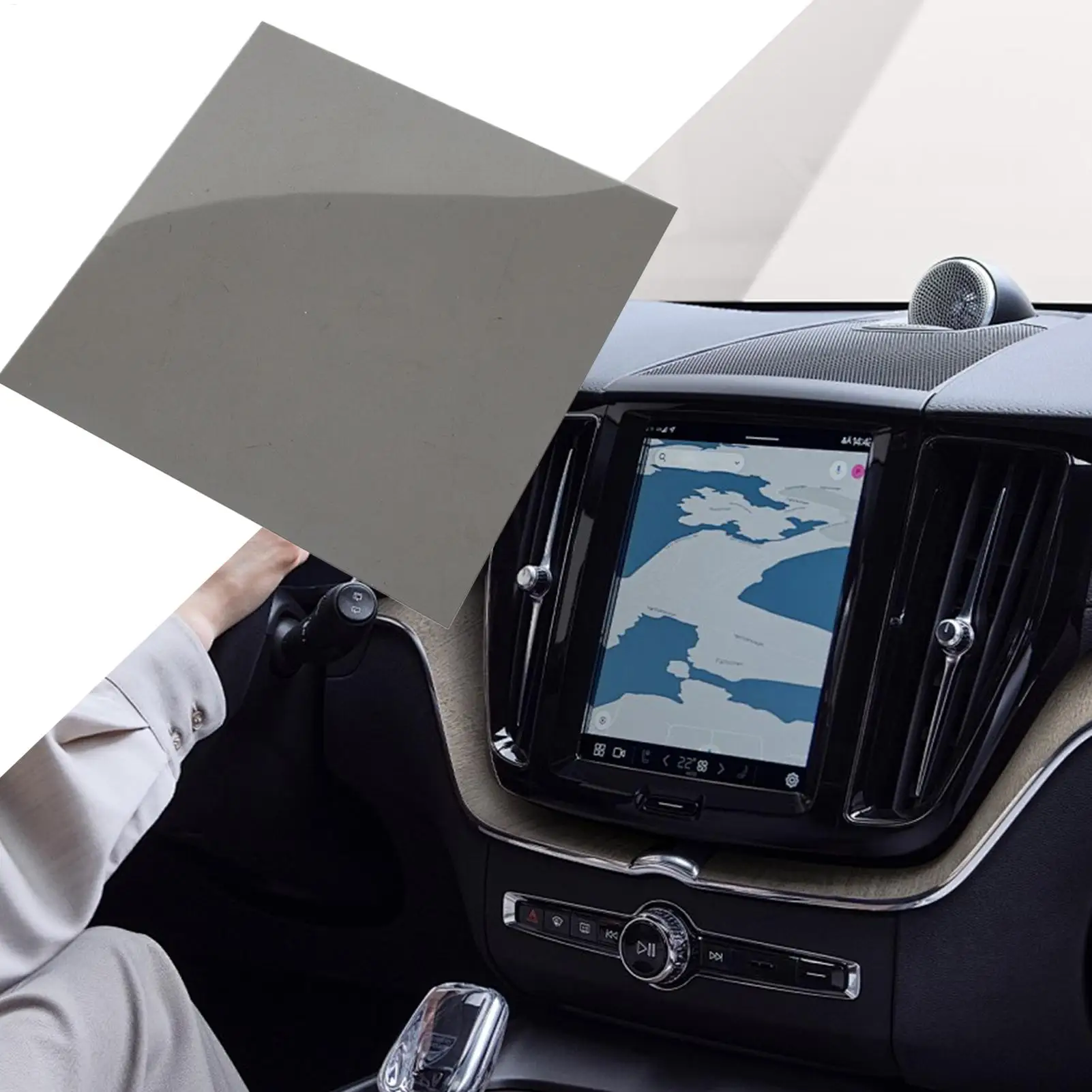 Car display screen polarizing film electronic instrument display film 10 inch Adjust angle of light refraction computer screen