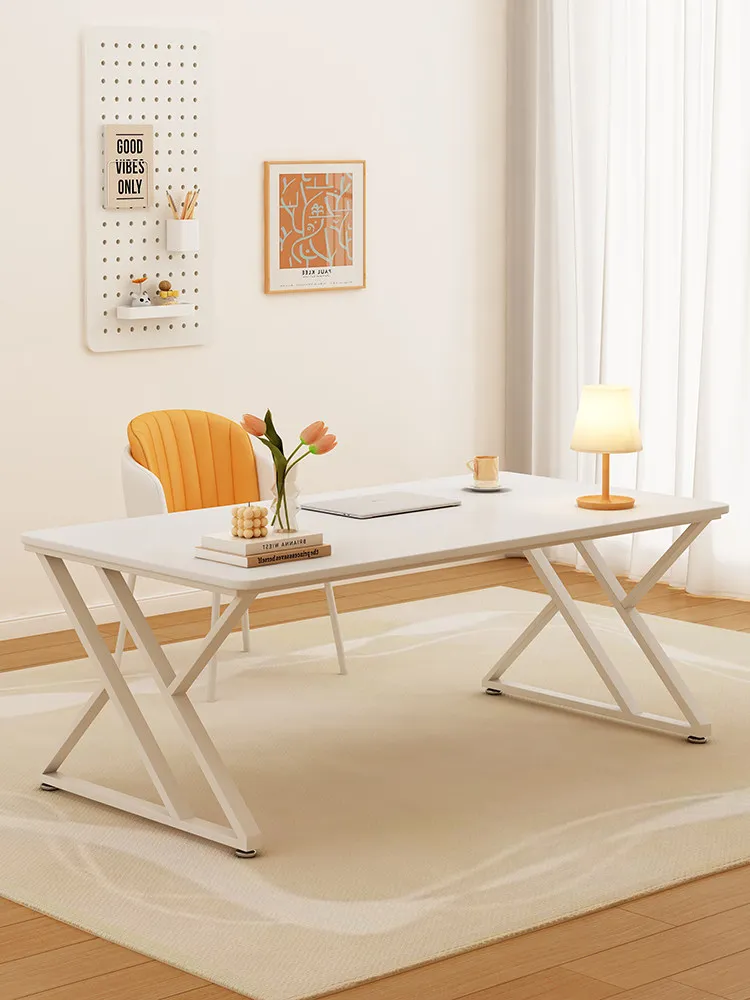 Cream wind slate desk home computer desktop table modern simple Internet celebrity desk student small apartment table
