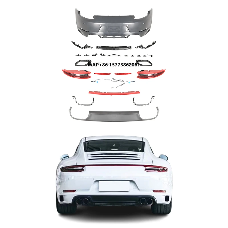 

2012-2019 911 991 Car Body Kit with Rear Bumper Upgrade and Taillights New Condition Includes Fog Light Cut-Outs