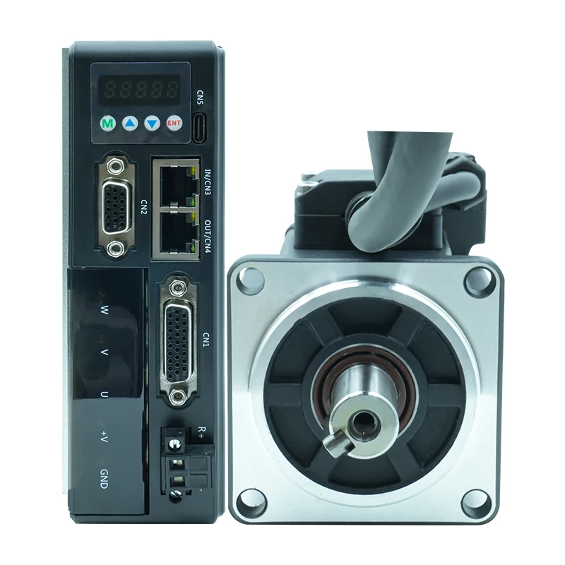 MCAC825-23B-EC+60ASM200-5-17BCH-DB15 7.5A dc Single Phase Servo Motor 60mm Nema 24 Jmc Motion 0.64 nm