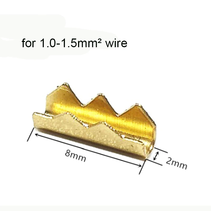 100pcs/lot  451-1/2/3 U-shaped terminal tab cold inserts connectors cold terminal small teeth fascia  terminal,0.2-2.5mm2
