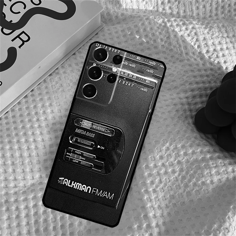 Walkman Case For Samsung Galaxy S23 S21 FE S20 S22 Ultra S8 S9 S10 Note 10 Plus Note 20 Ultra Cover image 5
