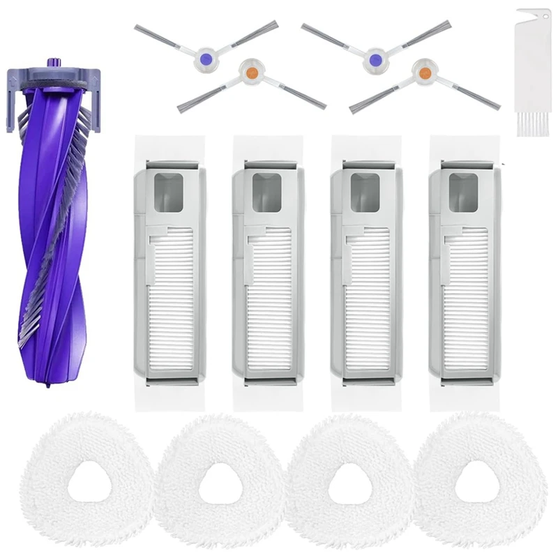 

AC93-For Narwal Freo X Ultra Robot Vacuum Cleaner Main Side Brush HEPA Filters Mop Cloth Pads Accessories