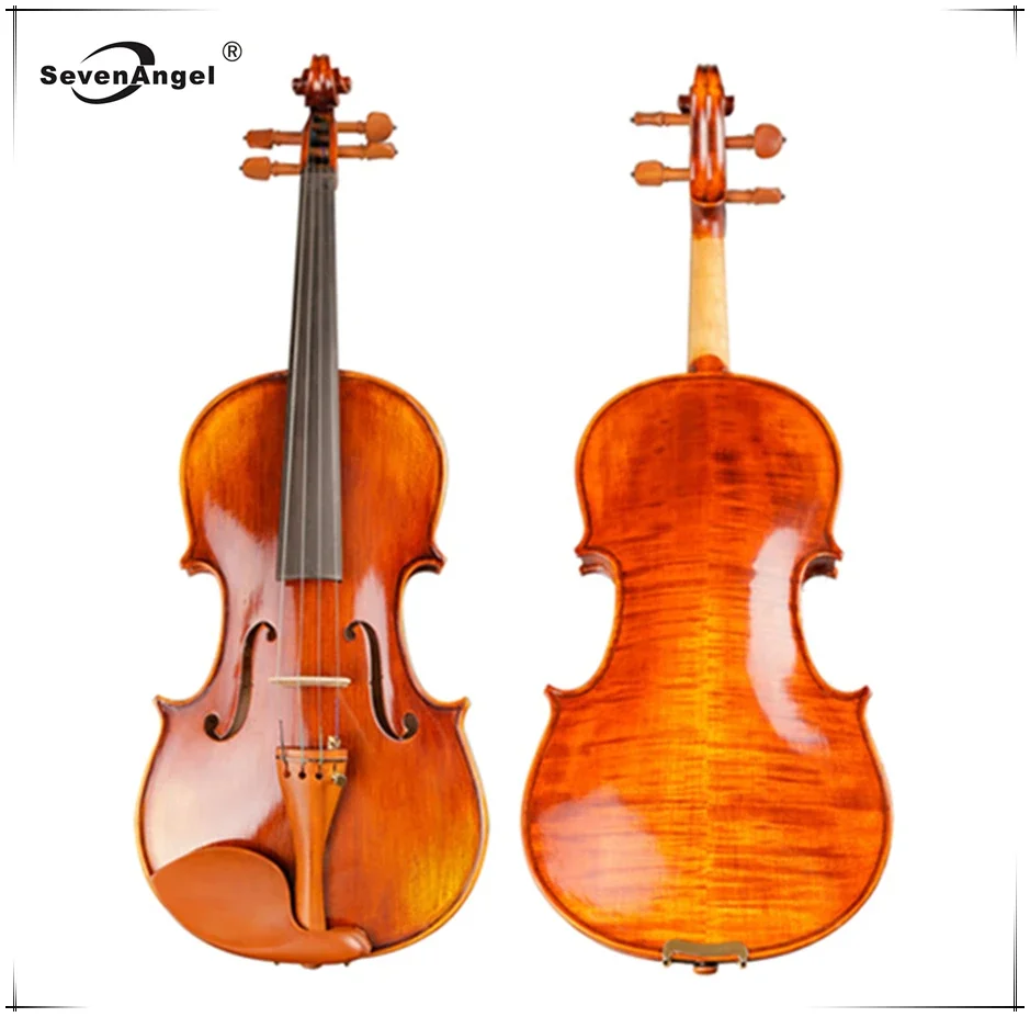 Eight Angel-professional violin, 4/4, natural stripes, Maple, master, hand-craft, violin string instruments with case bow