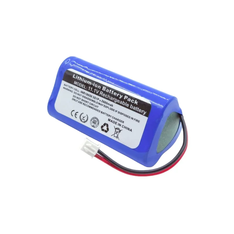 11.1V 10.8V 2600mAh  3500mah Rechargeable Li-ion Battery Pack  For Midea Sweeper R1-L061D/E 18650 3S1P Cell