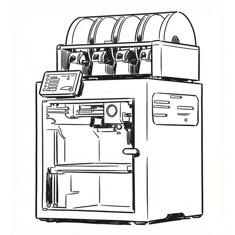 3D Printer A1 A2L P2S X2D Combo, High Speed Desktop FDM Multicolor Enclosed 3D Printing Machine With AMS Lite
