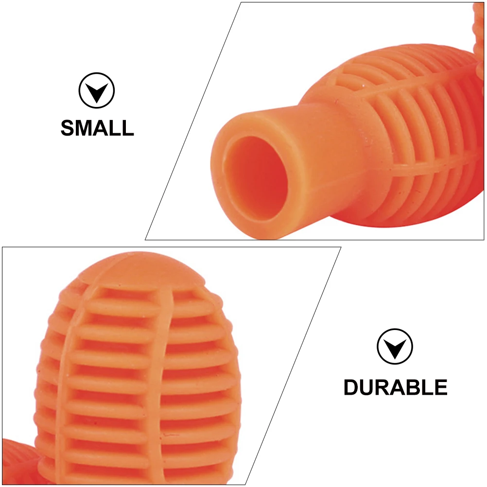 

2Pcs Durable Silicone Drumstick Protection Covers Flexible Texture Quick Bounce Back Easy Carry Accessory