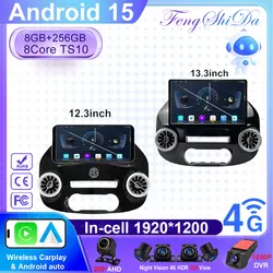 13 Inch Android 15 For Mercedes Vito W447 2014-2022 Car Radio 5G wifi Stereo Multimedia Player GPS Navigation 1920*1200 7862 CPU