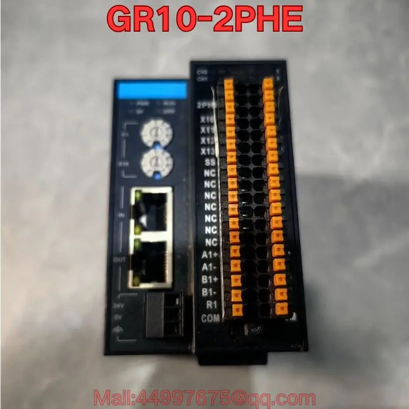 Second-hand GR10-2PHE PLC module functional test is normal Latest prices for August 2026