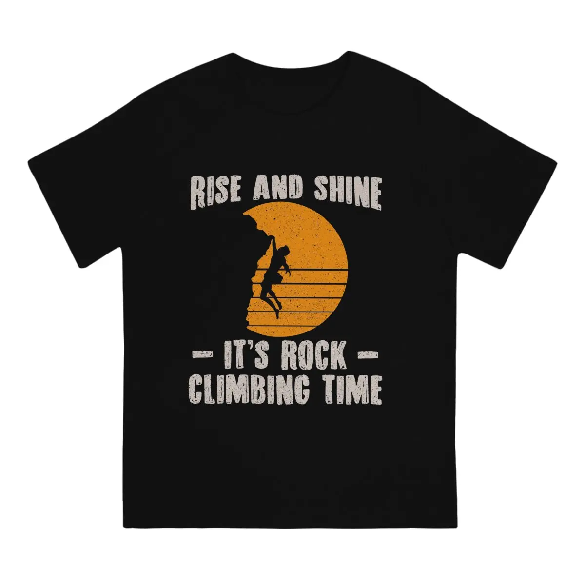 Rock Climbing Newest TShirt for Men Rock Climbing Climber3 Round Neck Basic T Shirt Personalize Gift Clothes Tops