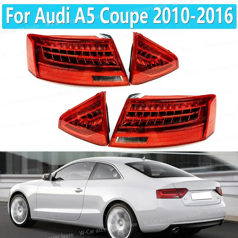 Car LED Rear Tail Light For Audi A5 Coupe 2010-2016 Rear Turn Signal Light Stop Brake Parking Lamp Driving Light