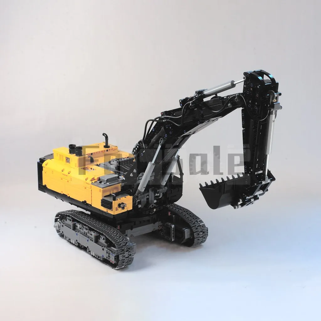 MOC-43636 2020 Excavator MOC by Flybum60 Building Block Model Spliced Electric Toy Puzzle Kids Gift