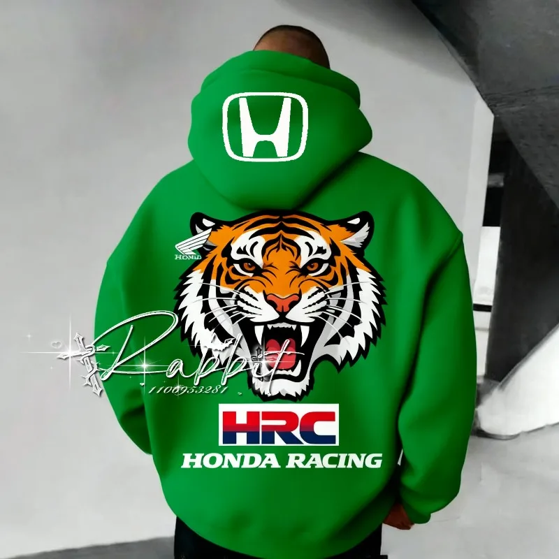 2025 جديد هوندا سباق طبعة خاصة المسار رايدر موضة هوديي سباق الدراجات النارية على الطرق الوعرة الدراجات الدافئة هوديي