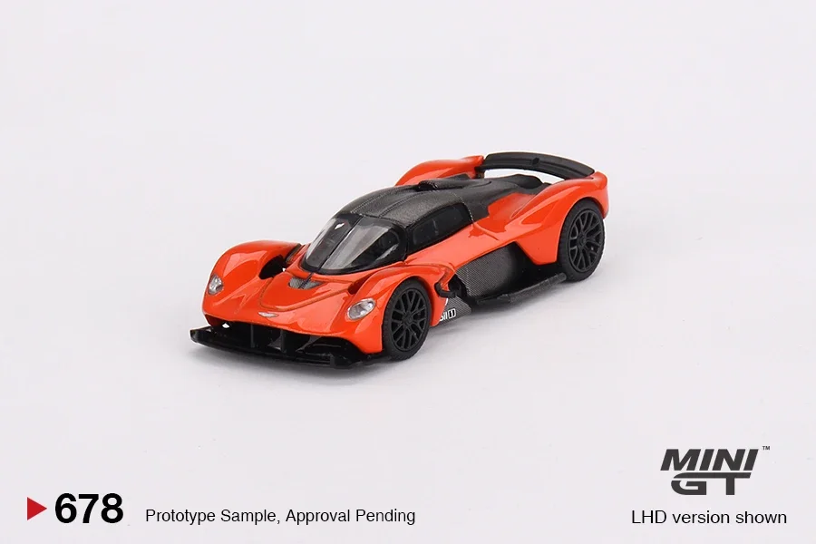 

MINIGT 64 Aston Martin Valkyrie Maximum Orange MGT00678-CH Car Diecast Vehicle Model Toy