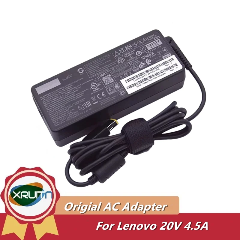 

Оригинальный адаптер переменного тока для Lenovo Thinkpad X1/T440p/T460p/T470p/T540p, зарядное устройство 90 Вт, 20 В, 4,5 А ADP-90XD B PA-1900-74 ADLX90NCC3A