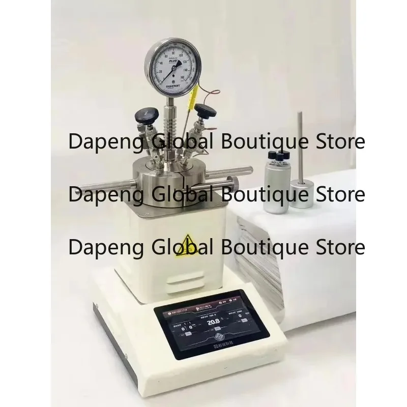 Lab High Pressure Sealed Stirring Reaction Kettle Chemical Raw Material Mixing Heating Processing Vessel