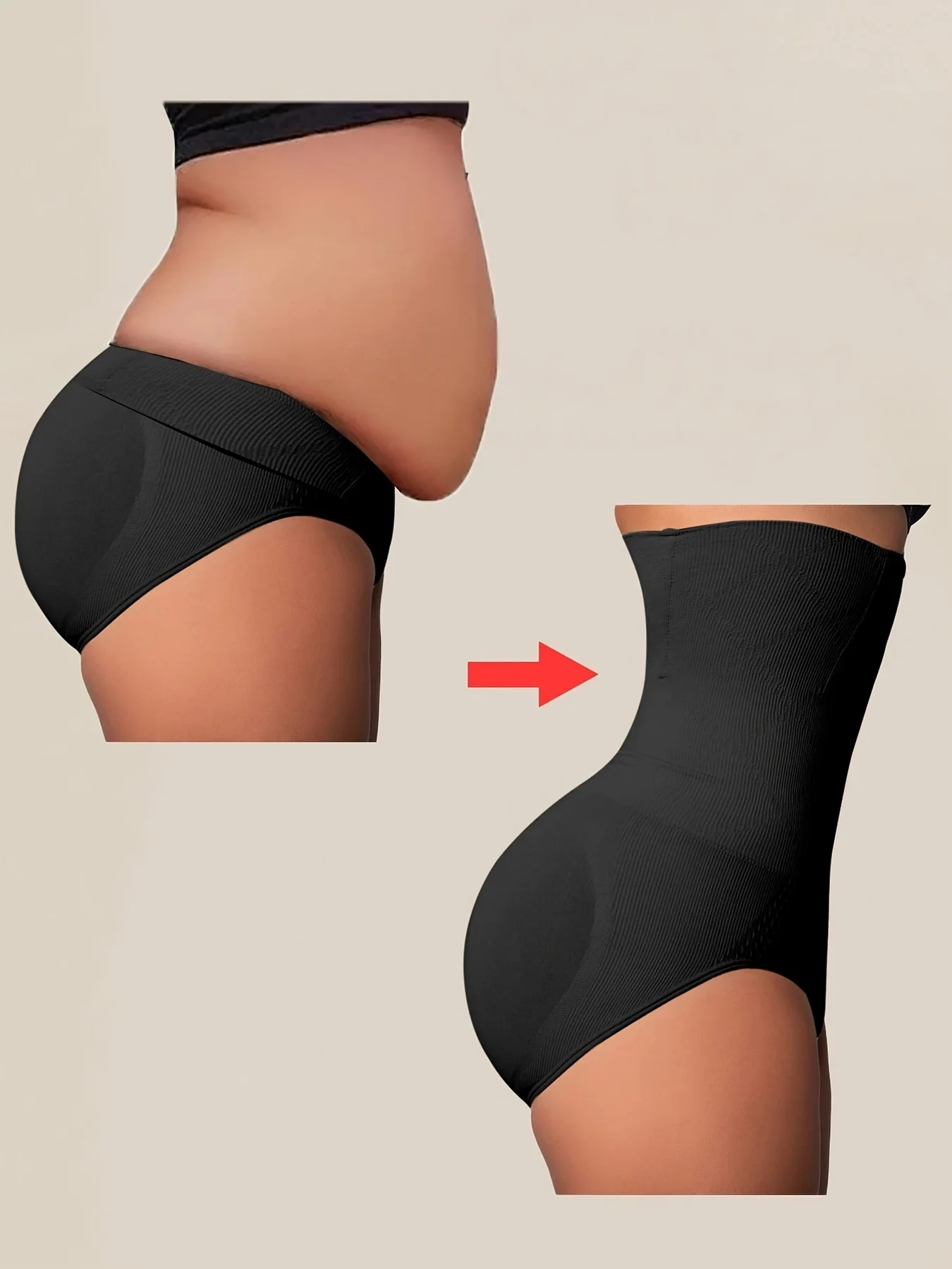 1pc of High-Waisted Shaping Underwear That Compresses The Abdomen, Lifts And Sculpts The Buttocks, Women'S Shapewear