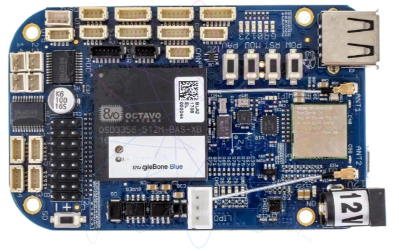 BBBLUE Beaglebone Blue TI AM3358 Development Board Bluetooth BeagleBoard