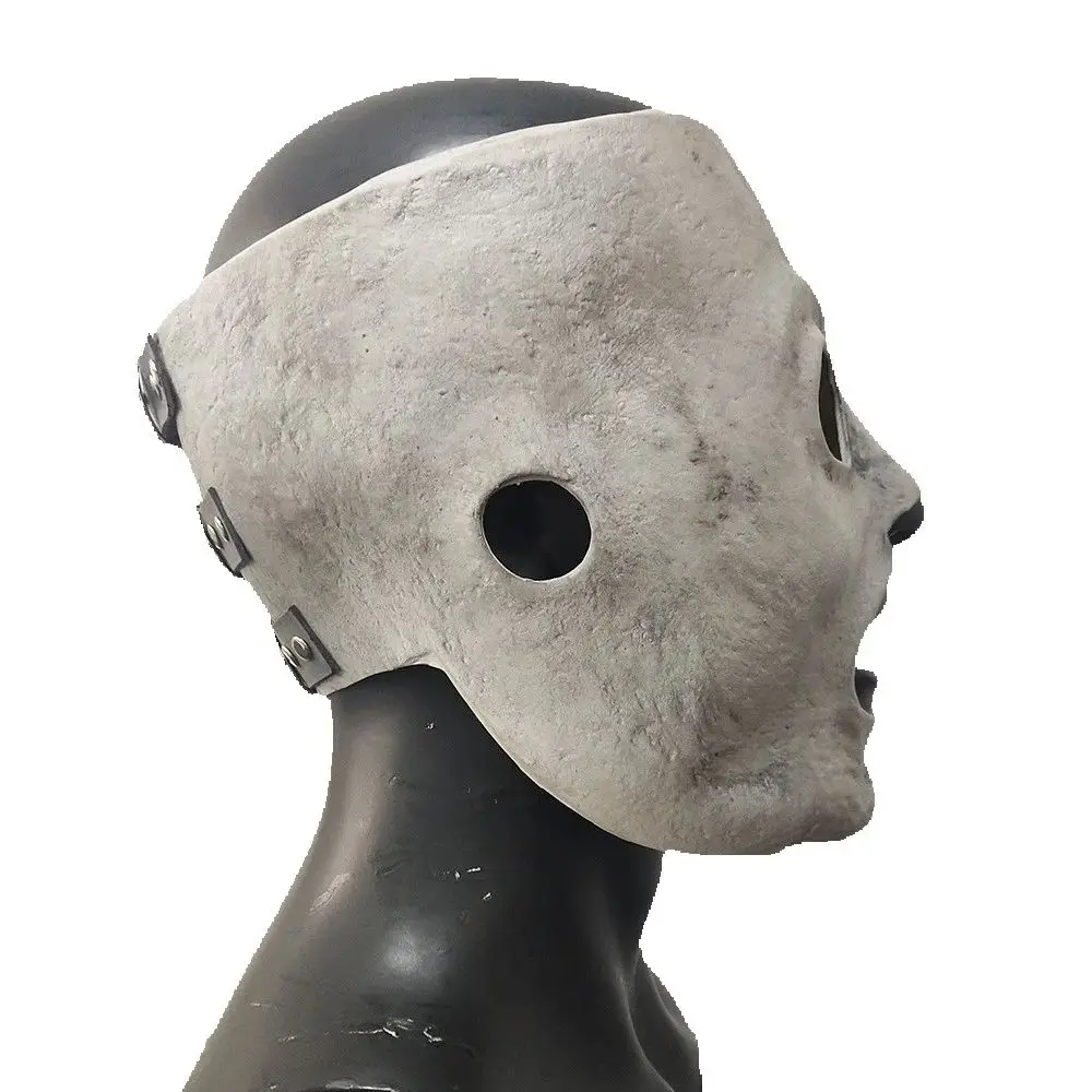 Trucco spaventoso per metà viso di Halloween Tokyo Ghoul - Maschera cosplay Kaneki Ken, accessorio per feste di film horror, maschera stile slipknot