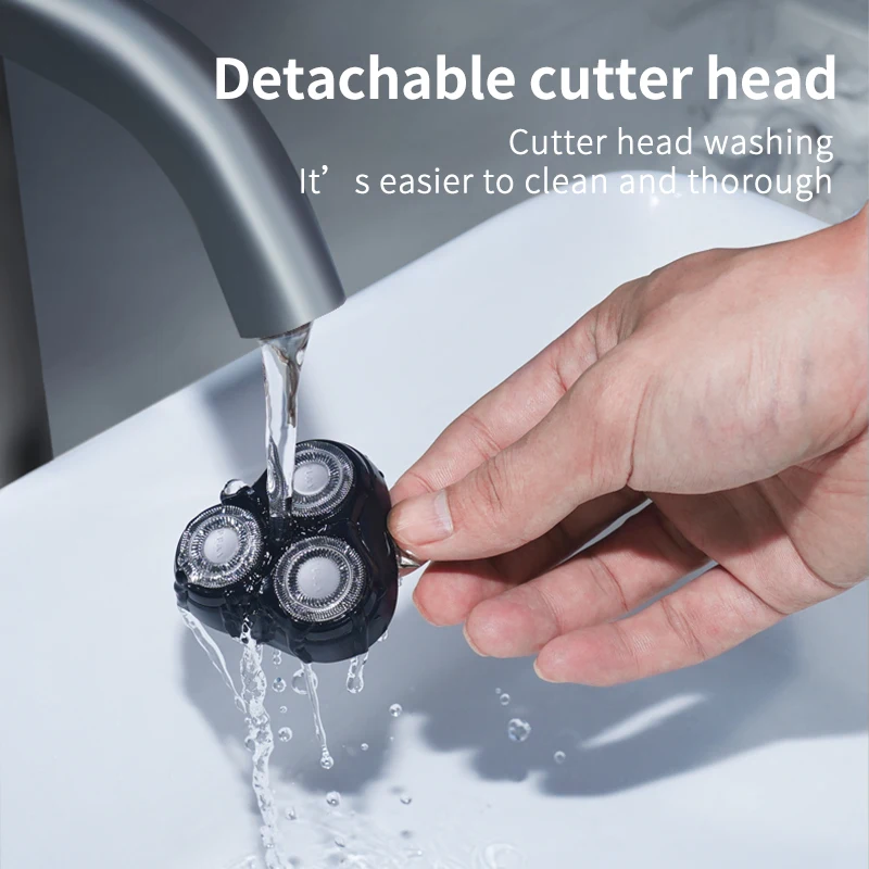 PFAY PA368 Nam Điện Xoay Dao Cạo Nam 3D Râu Máy Cạo Râu Cho Nam Loại-C sạc Râu Timmer