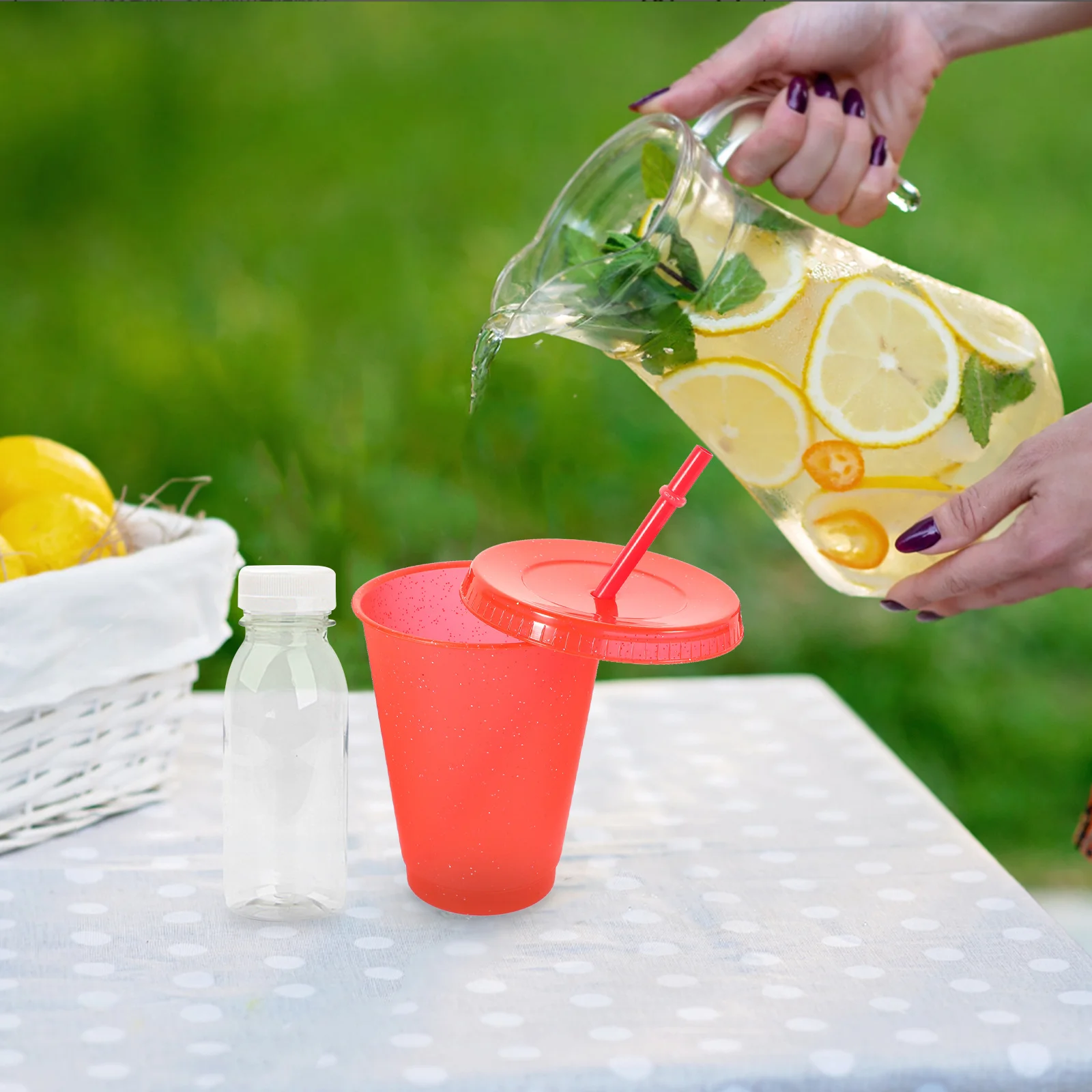 

12Pcs 200ml Transparent Pet Drink Bottles Wide Mouth Milk Juice Yogurt Storage Ecofriendly Strong Sealed Practical Gifts