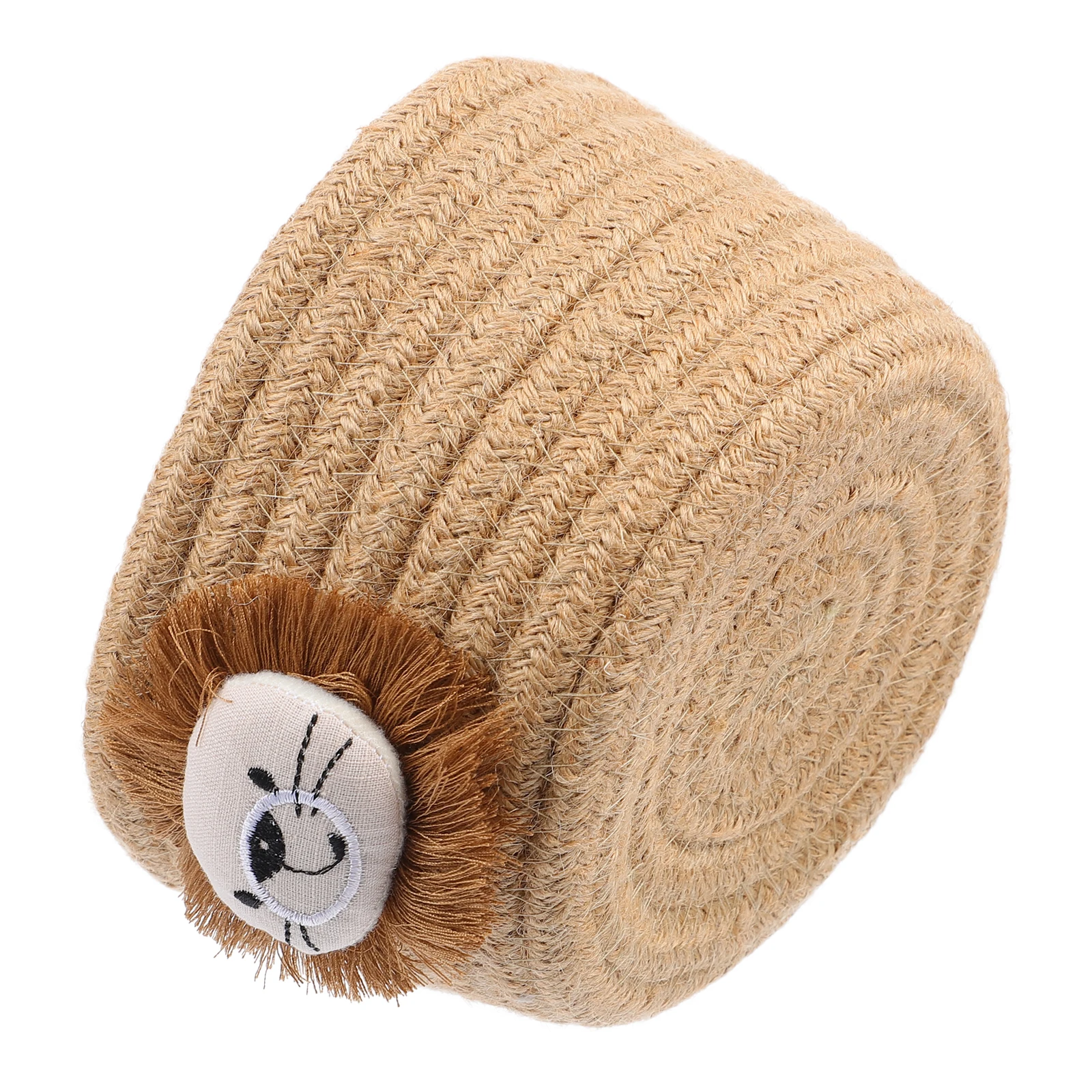 

Cotton Woven Storage Basket Multipurpose Home Decorations Khaki Toys Container ganizer Storage