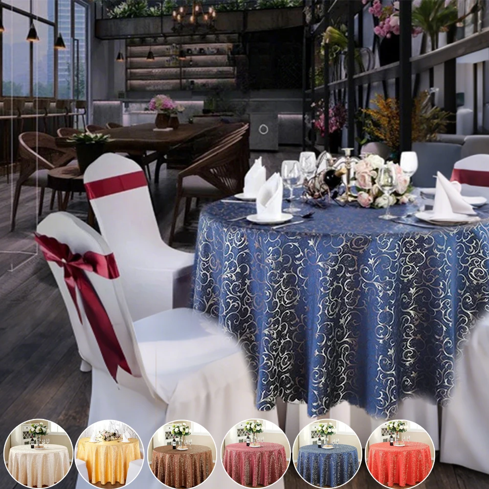 

European Vintage Round Hooked Tablecloth Home Dining Table Cover Multipurpose Dust-proof Coffee Cloth Wedding Свадебный Декор